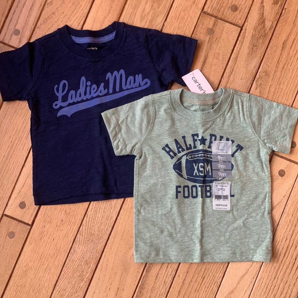 Carters 9 month t-shirts